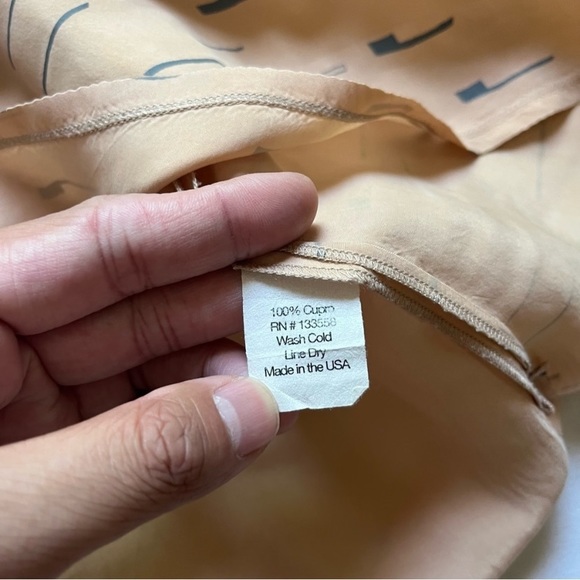 MIG Make It Good Sleeveless Blouse Cupro Geometric - Picture 7 of 7